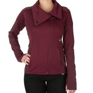 5.11 Tactical Burgundy Kinetic Full Zip Burgundy Athletic Jacket Size S